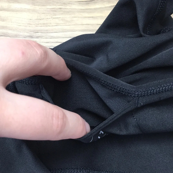 Nike Dri Fit Black Green Power Training Poly Tight - Picture 9 of 12